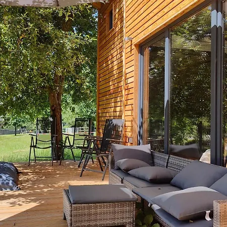 Tiny House Mit Kaminofen & Terrasse Direkt An Naturteichen - Bis 5 Personen - Fuer Kurzentschlossene בית נופש Großharthau